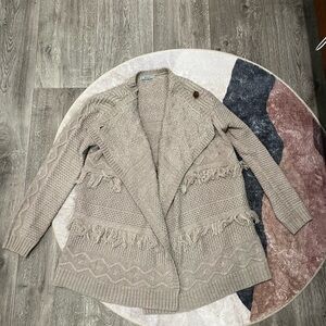 Beige cardigan fits like a medium great condition
